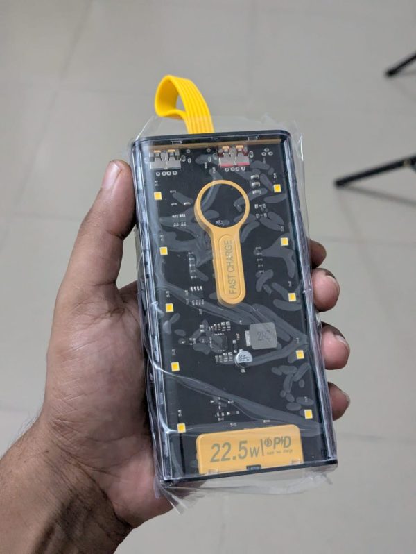 Transparent 22000mAh 66W Fast Charging Powerbank